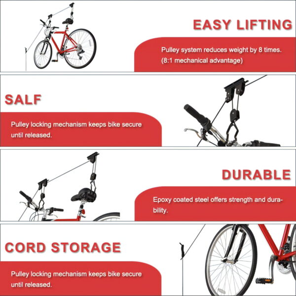 Ceiling Mounted Bicycle Lift 10