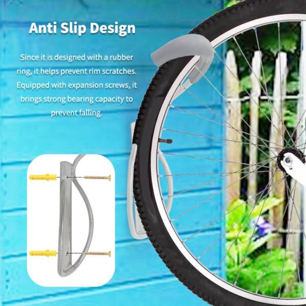 Fixed Wall Mount Hook for Bicycle 4