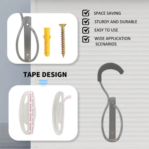 Fixed Wall Mount Hook for Bicycle 3